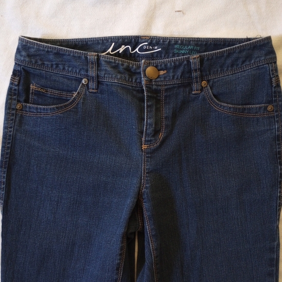 INC. Skinny Straight Jeans 4 - Picture 2 of 9